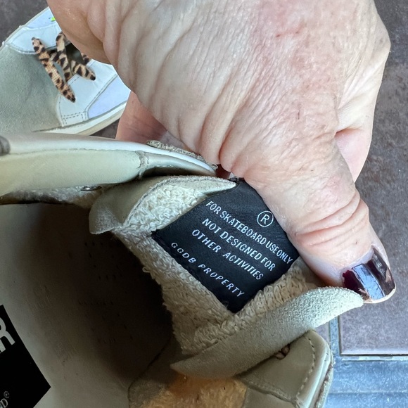 Golden Goose Superstar Authentic Skateboard Sneakers Leopard Laces 41 11 - Picture 5 of 14